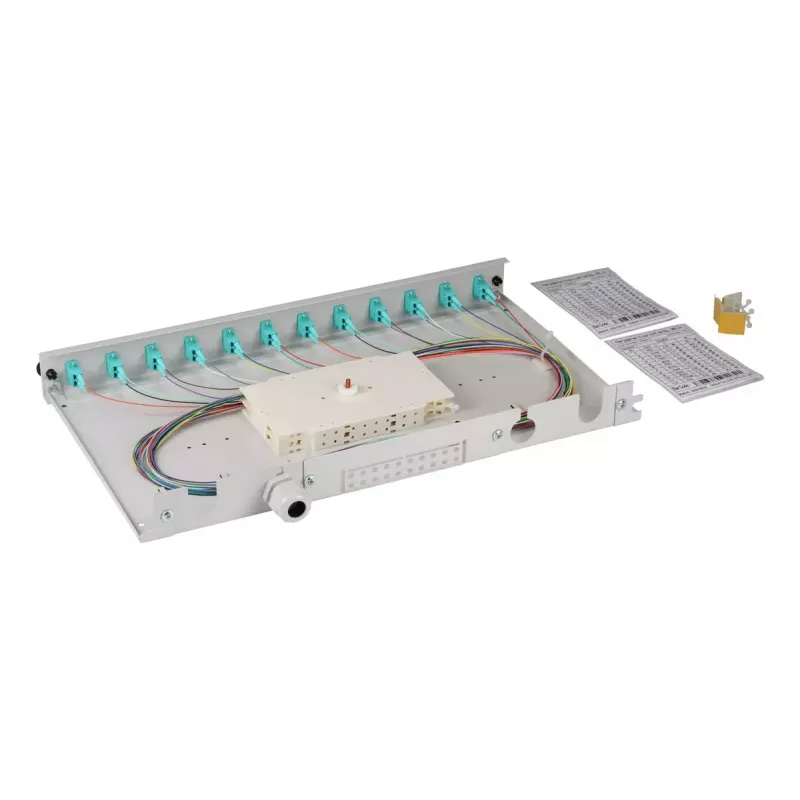 Patchpanel EFB Elektronik BA71901L12OM3 1U LC OM3 grijs