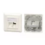 Stopcontactraam EFB Elektronik ET-25085V3 2 x RJ-45 wit