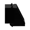 Patchpanelaccessoire EFB Elektronik 38018.4-100, zwart polyurethaan, breedte 16,5 mm, diepte 18,1 mm