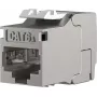 EFB Elektronik RJ45 Keystone Slimline/Shortbody Cat.6A, afgeschermd, 29,2 mm, gereedschapsloze montage