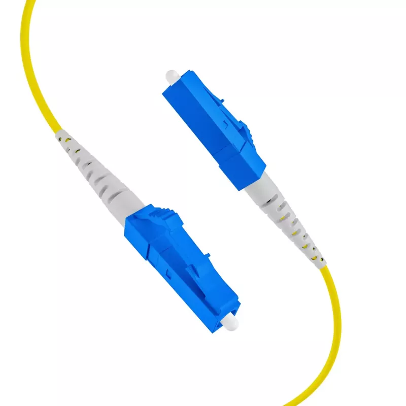 Glasvezelkabel EFB Elektronik O8342S10OS2 12x LC OS2 10 m zwart blauw geel