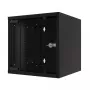 Wandmontagekast EFB Elektronik WGB-1006TS.30 6U zwart