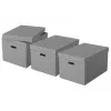 Opbergbox ESSELTE 628287 rechthoekig karton grijs 355×510×305 mm