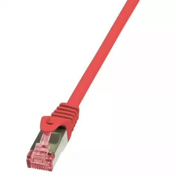 Netwerkkabel LogiLink 0,25 m rood RJ-45 Cat6 S/FTP