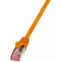 Netwerkkabel LogiLink Cat.6 S/FTP RJ-45 1m oranje