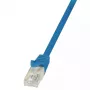 Netwerkkabel LogiLink 0,5m RJ45 Cat6 blauw