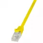 Netwerkkabel LogiLink 0,5m RJ-45 Cat6 U/UTP geel