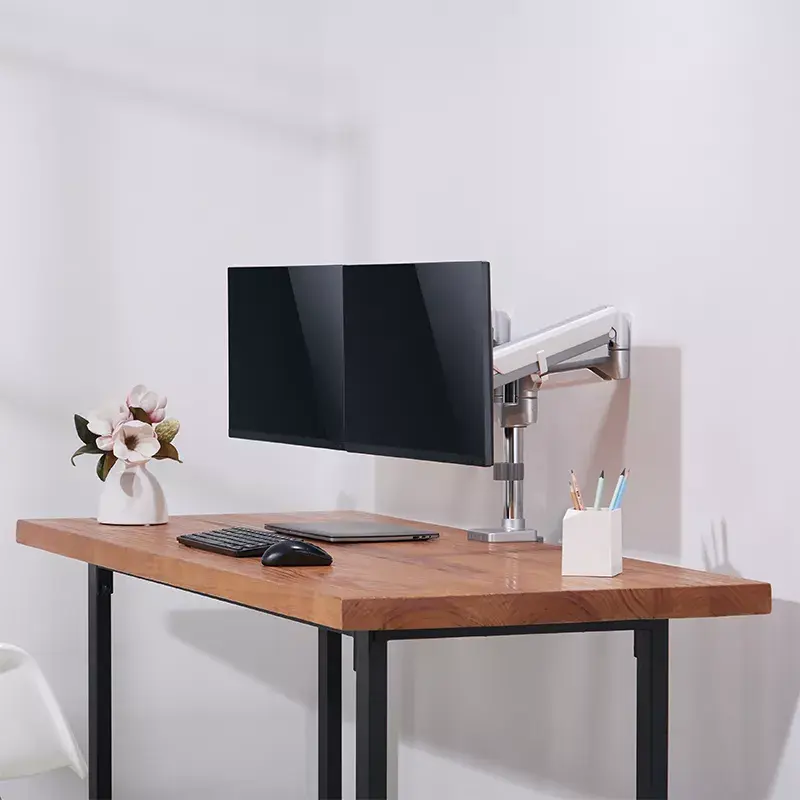 Monitorhouder LogiLink BP0089 32 inch bureau zilver