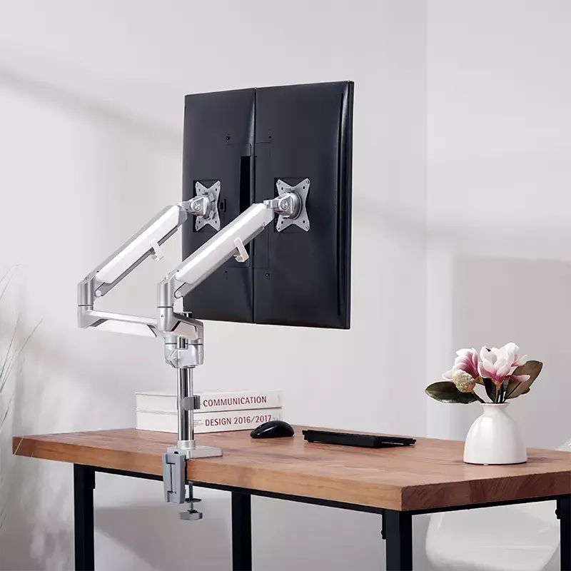 Monitorhouder LogiLink BP0089 32 inch bureau zilver