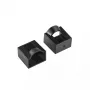 Elektronica-afdekkap LogiLink MP0062 zwart 50 stuks