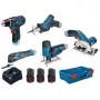 Bosch 0615A0017C 12V-accu 5-delige gereedschapsset met XL-Boxx