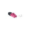 Glasvezel-adapter LC BlueOptics BOLBLCOM4 zwart roze