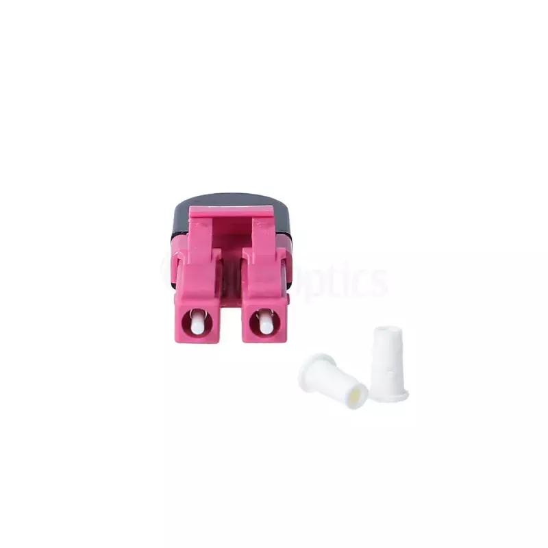 Glasvezel-adapter LC BlueOptics BOLBLCOM4 zwart roze