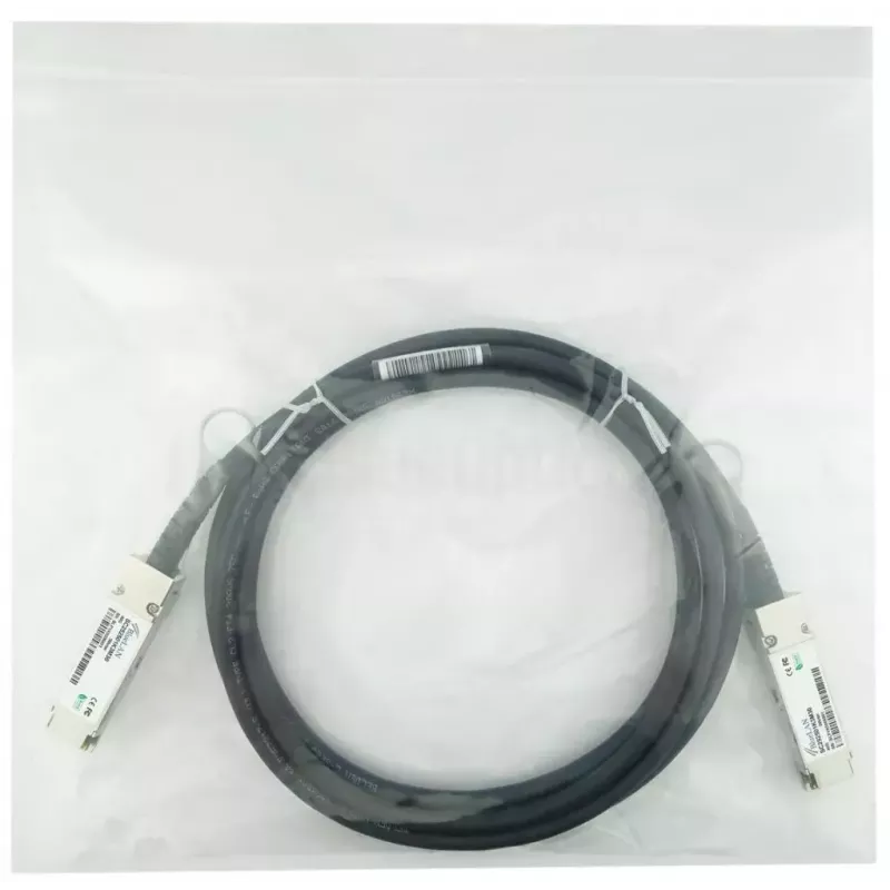 BlueOptics InfiniBand/glasvezelkabel 3 m QSFP zwart
