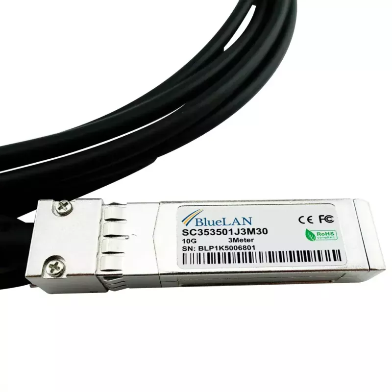 DAC-kabel BlueOptics DAC10G-2M-BL 2m SFP+ stekker/stekker