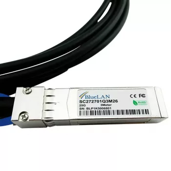 DAC-kabel BlueOptics SFP-25G-CU3M-BL SFP28 25G 3m zwart