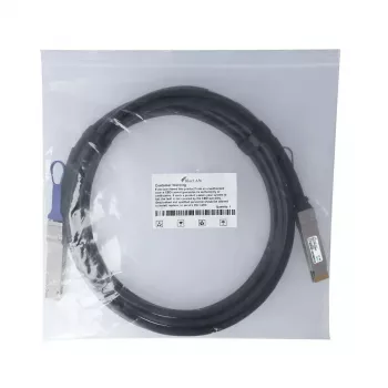 DAC-kabel BlueOptics PAN-QSFPDD-DAC-2M-BL QSFP-DD InfiniBand 2 m zwart