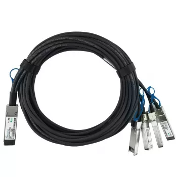 Netwerkkabel BlueOptics 470-ABQF-BL QSFP28 4xSFP28 InfiniBand 2m zwart
