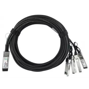 Netwerkkabel BlueOptics JG329A-BL QSFP 4xSFP+ InfiniBand 1 m zwart