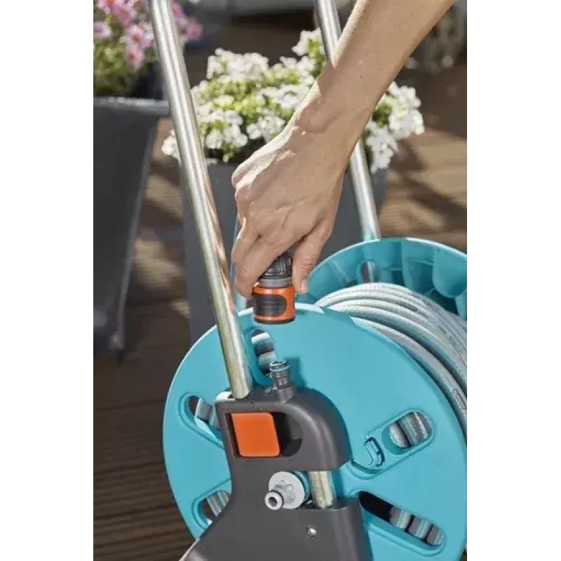Gardena CleverRoll S Slanghaspelset 20 m, turkoois/grijs (18502-20)
