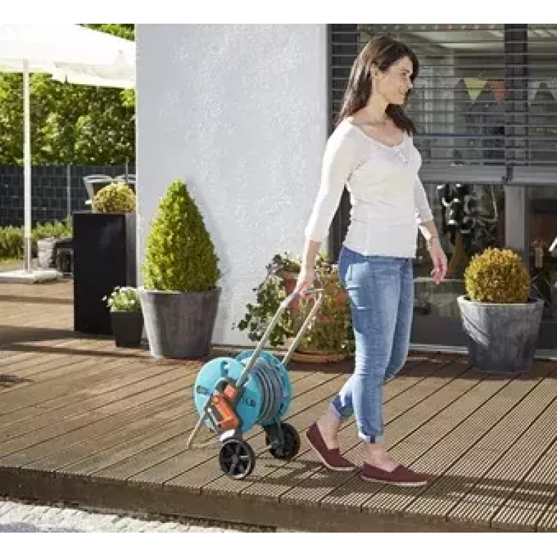 Gardena CleverRoll S Slanghaspelset 20 m, turkoois/grijs (18502-20)