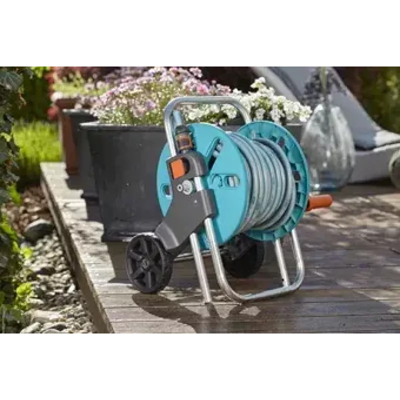 Gardena CleverRoll S Slanghaspelset 20 m, turkoois/grijs (18502-20)