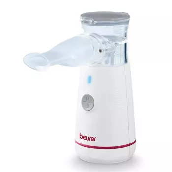 Draagbare vernevelaar Beurer IH47 — compact ultrasoon inhalatieapparaat, stille werking, batterij- en netvoeding