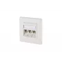 RJ-45-netwerkdoos BTR NETCOM 1309131002-E wit