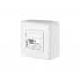 METZ CONNECT 1309150002-E wandafdekplaat, 2 modules, zuiverwit RAL 9010