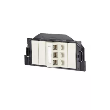 Netwerkdoos RJ-45 Metz Connect 1309300301-E netwerkkabel Cat. 6a wit