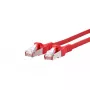 Netwerkkabel BTR NETCOM Cat6A 0,5 m rood