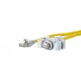 Netwerkkabel METZ CONNECT E-DAT V6 2 m Cat6 S/FTP geel