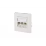 Wandcontactdoos RJ-45 BTR NETCOM 130B12D31002-E wit