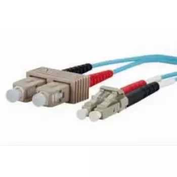 Glasvezelkabel METZ CONNECT 151J1EOJO20E 2x SC 2x LC OM3 2 m aqua