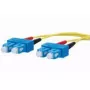 Glasvezelkabel METZ CONNECT 151P1EOEO10E 2x SC OS2 1m geel