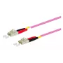 Glasvezelkabel METZ CONNECT 151S1JOJOA0E 10 m LC violet