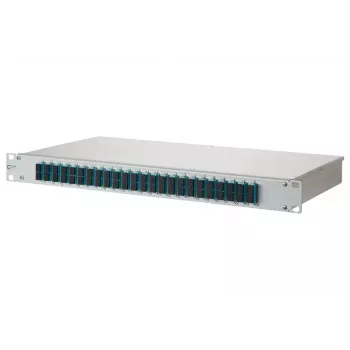 Patchpaneel 1U BTR METZ CONNECT 150255BA24-E met SC-aansluitingen, rackmontage 482,6×44,5×242,5 mm