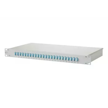 METZ CONNECT 1502557724-E LC glasvezel patchpaneel 1U, grijs, rackmontage
