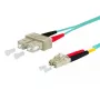 Glasvezelkabel METZ CONNECT 151J1EOJOA5E SC LC OM3 15 m aqua
