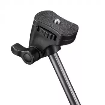 Selfiestick Mantona greep zwart grijs 91 cm voor camera