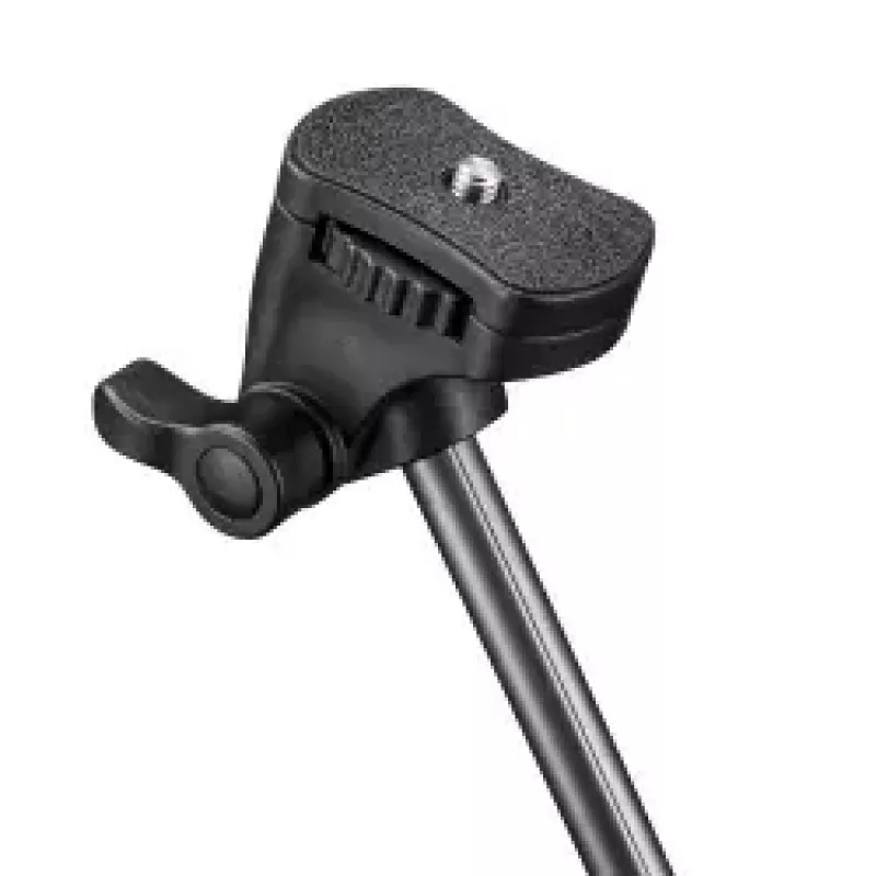 Selfiestick Mantona greep zwart grijs 91 cm voor camera