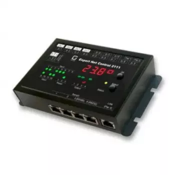 gude Net Control Gude 2111-2 netwerk-relaiscontroller — 4x relaisuitgangen, 12x passieve signaalingangen