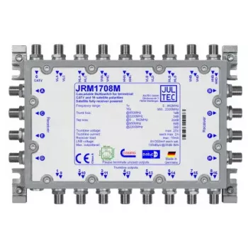 Jultec JRM1708M cascademultischakelaar met 17 ingangen en 8 uitgangen