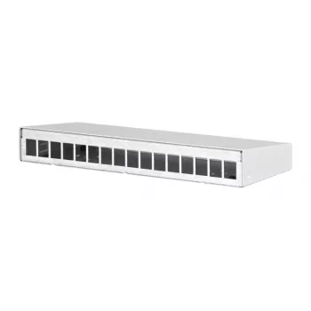 Patchpanelaccessoire METZ CONNECT 130861-1602KE wandmontage wit aluminium staal zink