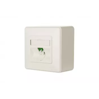 Stopcontact LC-D METZ CONNECT 1501207K1A-E wit