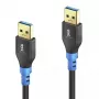 PureLink FI-U310-010 1m USB 3.2 Gen 1 kabel zwart blauw