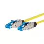 Netwerkkabel METZ CONNECT 13084H1077-E 1m Cat8.1 S/FTP geel