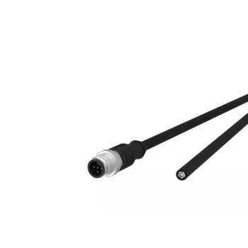 Sensor-/actorkabel METZ CONNECT 142MDA10050 M12 stekker 5m zwart
