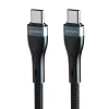 USB-C-naar-USB-C-kabel 1 m, 4smarts 540429, zwart, 0,48 Gbit/s