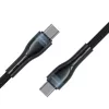 USB-C-naar-USB-C-kabel 1 m, 4smarts 540429, zwart, 0,48 Gbit/s